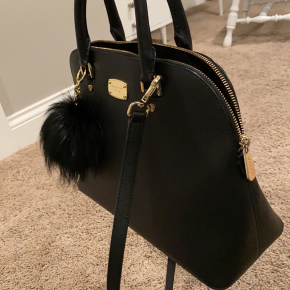 Michael Kors Black Leather Purse - Picture 2 of 4